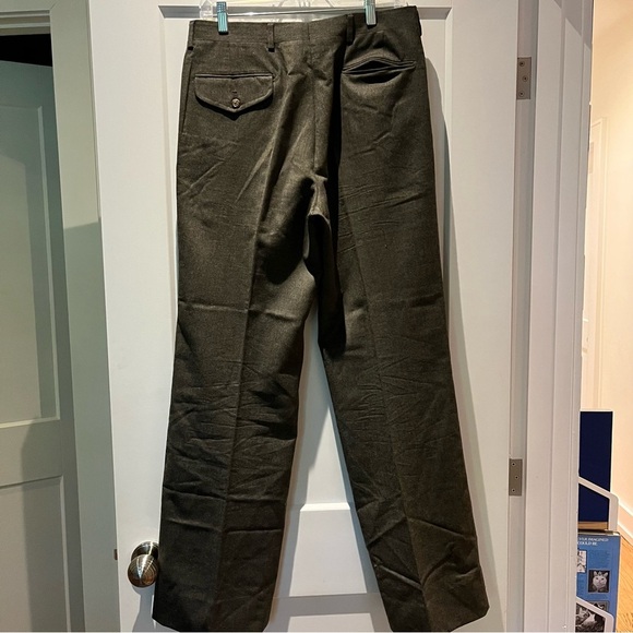 Vintage "Polo University Club" Ralph Lauren Classic Wool Union Made USA Trousers - Picture 6 of 11